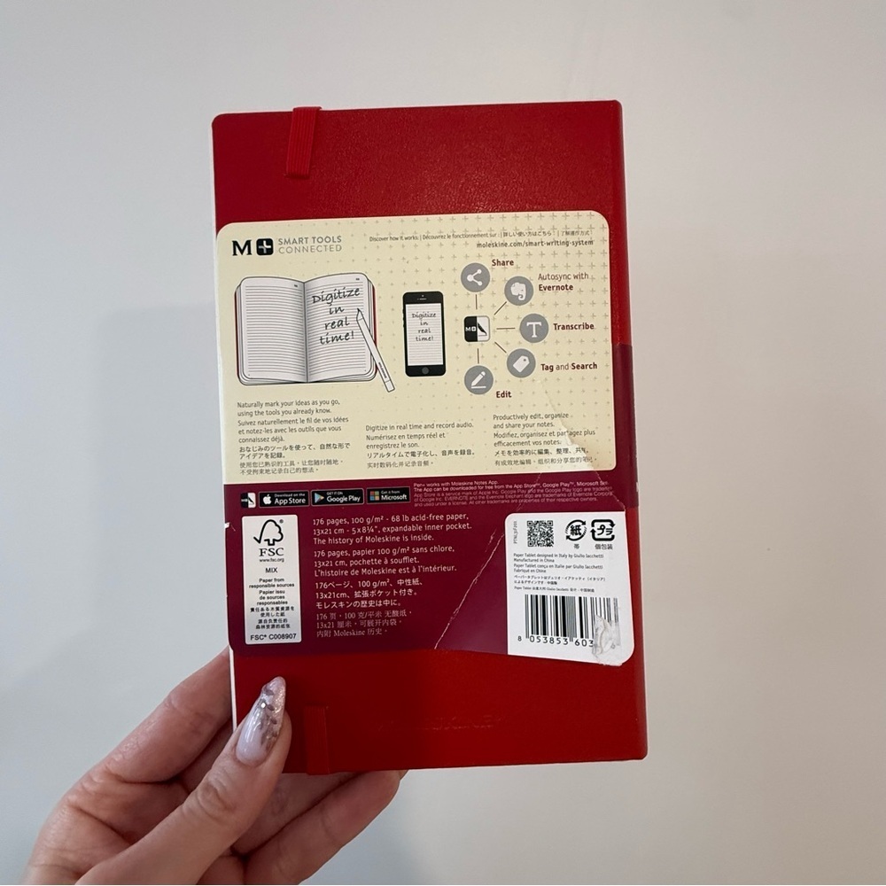 MOLESKINE Ruled Tablet Size Notebook | NEW - Picture 3 of 5